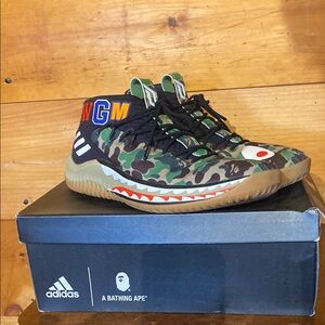 Adidas x A Bathing Ape Camo Sneakers